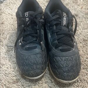 Under Armour Kids Black baseball cleats